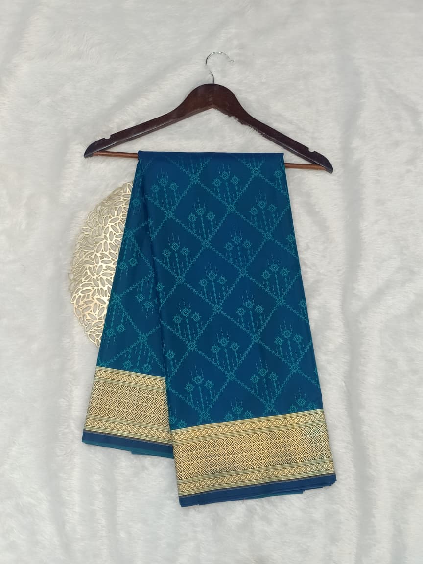 Banarasi Mashru Katan Silk in a Tanchhui weaving Saree