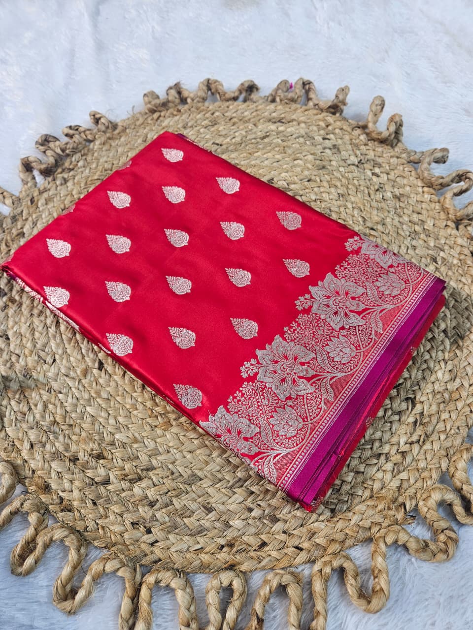 Banarasi Mashru Katan Silk Saree