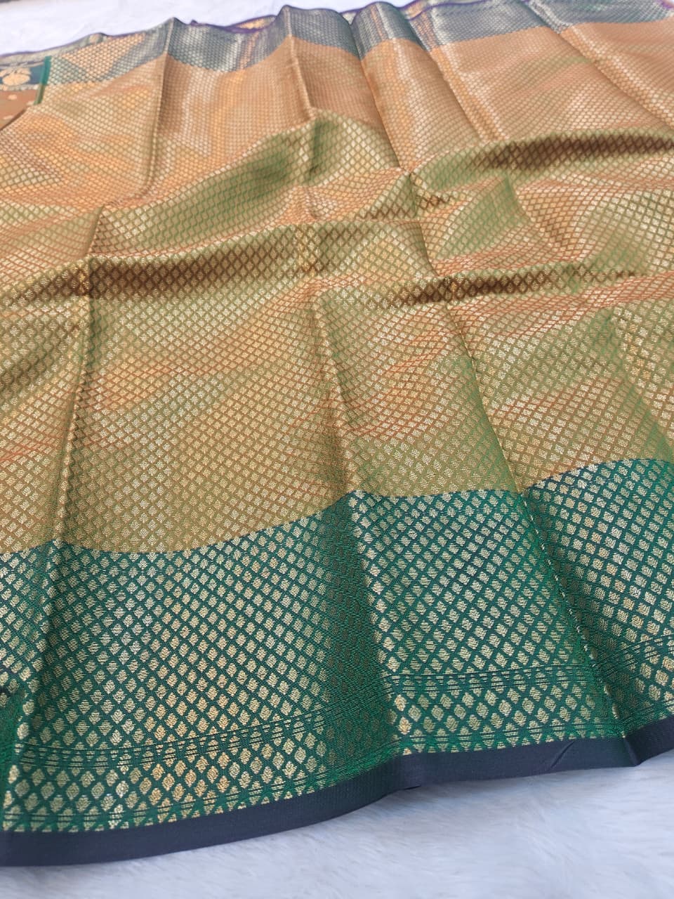Soft Katan Silk Buti Design Saree