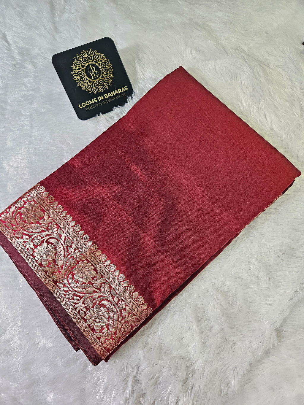 Banarasi Firozi Plain Saree Zari Aanchal Border Design